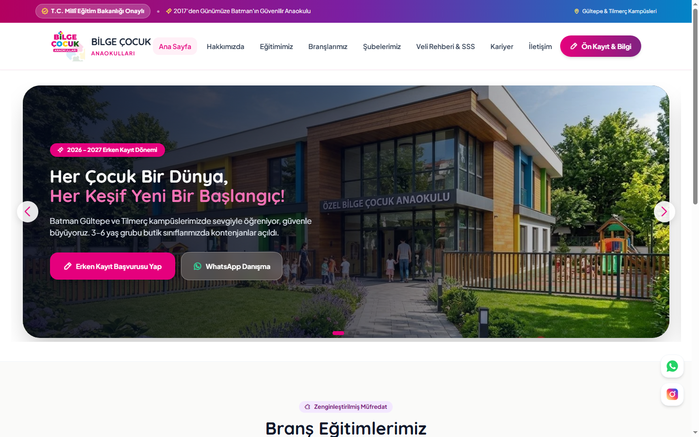 Bilge Çocuk Anaokulları